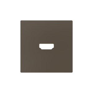 ZS55. Abdeckung für HDMI Einsatz 55x55 mm - Mokka Zennio 830002503