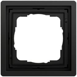 Abdeckrahmen 1-fach Gira F100 Schwarz m(lack.) Gira 0211174