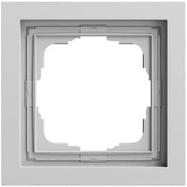Abdeckrahmen 1-fach Gira F200 Grau m(lack.) Gira 021176