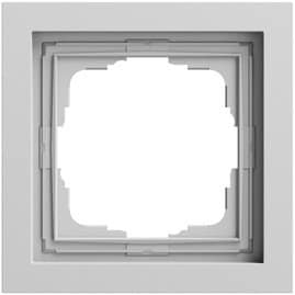 Abdeckrahmen 1-fach flach Gira F200 Grau m(lack.) Gira 0211765