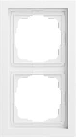 Abdeckrahmen 2-fach flach Gira F200 Reinweiß m(lack.) Gira 0212725
