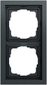 Abdeckrahmen 2-fach Gira F200 Anthrazit(lack.) Gira 021273