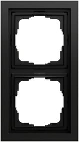 Abdeckrahmen 2-fach Gira F200 Schwarz m(lack.) Gira 021274