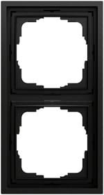 Abdeckrahmen 2-fach Gira F300 Schwarz m(lack.) Gira 021284