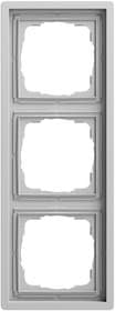 Abdeckrahmen 3-fach Gira F100 Grau m(lack.) Gira 0213176