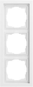 Abdeckrahmen 3-fach flach Gira F200 Reinweiß m(lack.) Gira 0213725