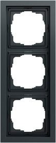 Abdeckrahmen 3-fach flach Gira F200 Anthrazit(lack.) Gira 0213735