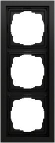 Abdeckrahmen 3-fach Gira F200 Schwarz m(lack.) Gira 021374