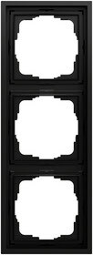 Abdeckrahmen 3-fach Gira F300 Schwarz m(lack.) Gira 021384