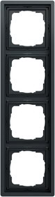 Abdeckrahmen 4-fach Gira F100 Anthrazit(lack.) Gira 0214173