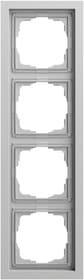 Abdeckrahmen 4-fach Gira F200 Grau m(lack.) Gira 021476