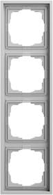 Abdeckrahmen 4-fach Gira F300 Grau m(lack.) Gira 021486