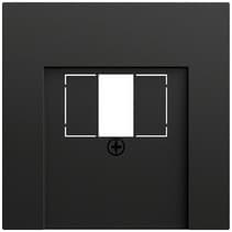Abd. TAE USB System 70 Schwarz m(lack.) Gira 027674