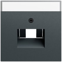 Abd. BSF UAE/IAE + Netzwerk System 70 Anthrazit(lack.) Gira 028473