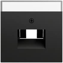 Abd. BSF UAE/IAE + Netzwerk System 70 Schwarz m(lack.) Gira 028474