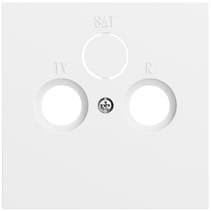 Abd. Koaxial-Antennensteckd. System 70 Reinweiß m(lack.) Gira 086972