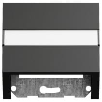 Datenhaube Tragring + BSF System 70 Schwarz m(lack.) Gira 087074