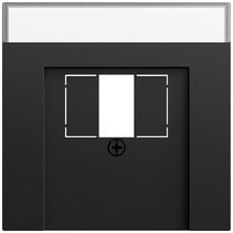 Abd. BSF TAE USB System 70 Schwarz m(lack.) Gira 087674