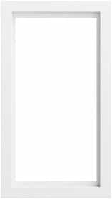 Abdeckrahmen 2-fach o.M. Gira F200 Reinweiß m(lack.) Gira 100272