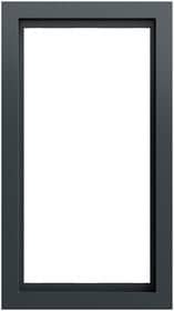 Abdeckrahmen 2-fach o.M. Gira F200 Anthrazit(lack.) Gira 100273