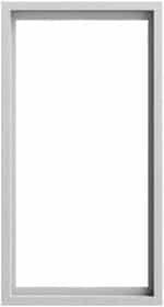Abdeckrahmen 2-fach o.M. Gira F300 Grau m(lack.) Gira 100286