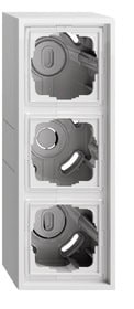 AP-Gehäuse 3-fach + Rahmen Gira F300 Reinweiß Gira 106380