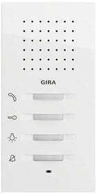 Wohnungsstation AP System 70 Reinweiß Gira 125070