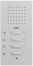 Wohnungsstation AP System 70 Grau m(lack.) Gira 125076