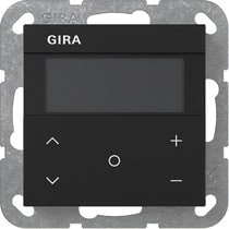 Raumklimasensor HLK Komfort KNX System 55 Schwarz m Gira 2007005
