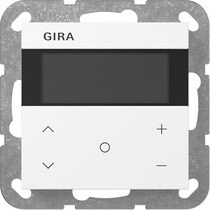 Raumklimasensor HLK Komfort KNX System 55 Reinweiß Gira 200703
