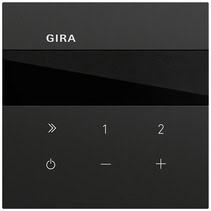 UP-Radio IP System 70 Schwarz m(lack.) Gira 232074