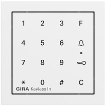 Gira Keyless In Codetastaturmodul System 70 Reinweiß m(lack.) Gira 260572