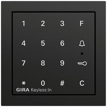 Gira Keyless In Codetastaturmodul System 70 Schwarz m(lack.) Gira 260574
