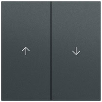 Wippe 2-fach Pfeil System 70 Anthrazit(lack.) Gira 329473