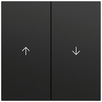 Wippe 2-fach Pfeil System 70 Schwarz m(lack.) Gira 329474