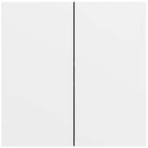 Wippe 2-fach System 70 Reinweiß m(lack.) Gira 329572
