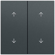 Wippe 2-fach Pfeile System 70 Anthrazit(lack.) Gira 329773