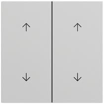 Wippe 2-fach Pfeile System 70 Grau m(lack.) Gira 329776