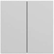 Wippe 2-fach gerade System 70 Grau m(lack.) Gira 349576
