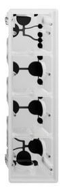 Set Dose 5x4-fach luftd.flach Sys70 Gira 375700
