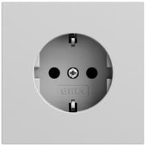 SCHUKO-Steckd. SRK System 70 Grau m(lack.) Gira 418076