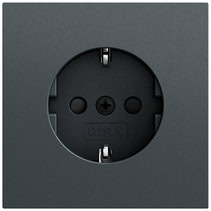 SCHUKO-Steckd. SP SRK System 70 Anthrazit(lack.) Gira 418373