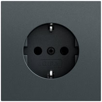 SCHUKO-Steckd. System 70 Anthrazit(lack.) Gira 418873