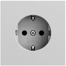 SCHUKO-Steckd. System 70 Grau m(lack.) Gira 418876