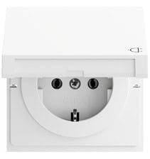 SCHUKO-Steckd. KD System 70 Reinweiß m(lack.) Gira 445472