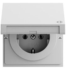 SCHUKO-Steckd. KD System 70 Grau m(lack.) Gira 445476