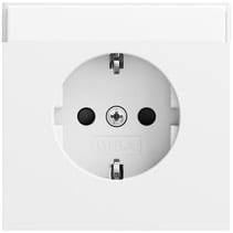 SCHUKO-Steckd. BSF + SP System 70 Reinweiß m(lack.) Gira 446272