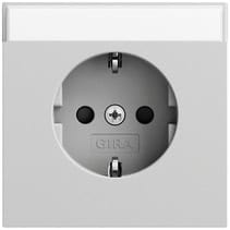 SCHUKO-Steckd. BSF + SP System 70 Grau m(lack.) Gira 446276