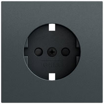 EZ-TL: Abd. SCHUKO-Steckd. SP System 70 Anthrazit(lack.) Gira 492173