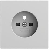 Abd. Steckd. Erdstift SP System 70 Grau m(lack.) Gira 494576